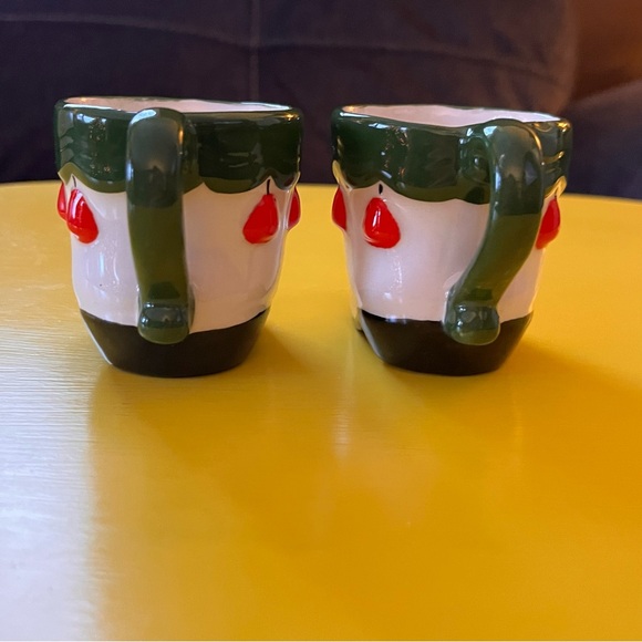 Vintage Napco Elf Shoe Eggnog Mugs Christmas Holiday Bundle of 2 RARE! - Picture 3 of 15